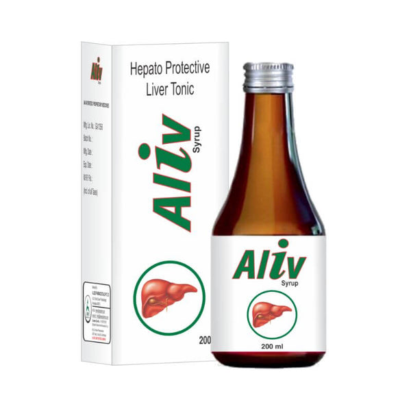 Alloes Aliv Syrup For Health and Protective Liver Tonic Syrup-200ML (Pack of 1)