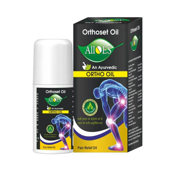 Alloes Ortho Ayurveda Oil | for Joint Back, Knee,shoulder,Sports injuries and Arthritic Pain | Roll on form